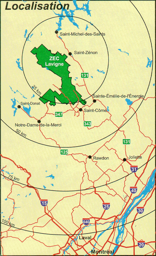 ZEC Lavigne — L'association de chasse et de pêche Lavigne, gestionnaire