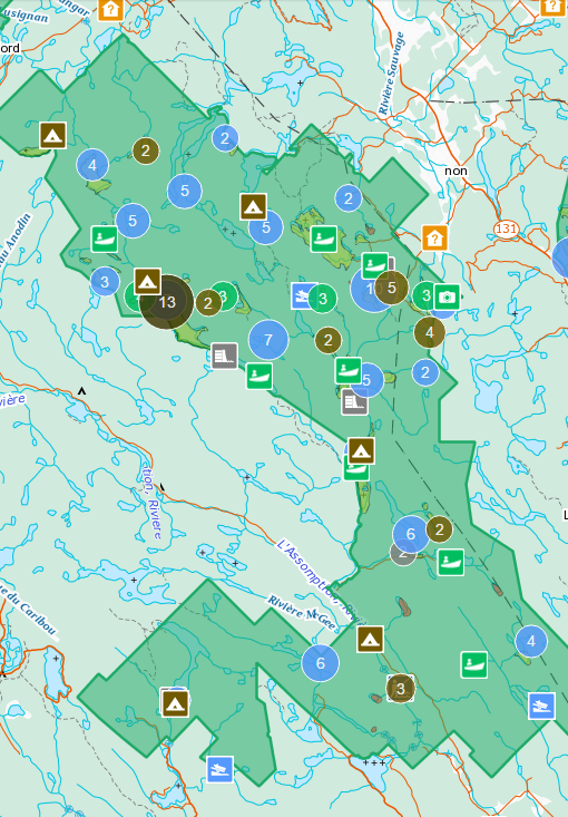 Carte de localisation ZEC Lavigne